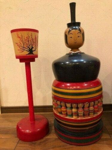 雛人形こけし　創作こけし　陣野原幸紀　大型こけし