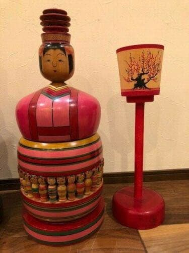 雛人形こけし　創作こけし　陣野原幸紀　大型こけし