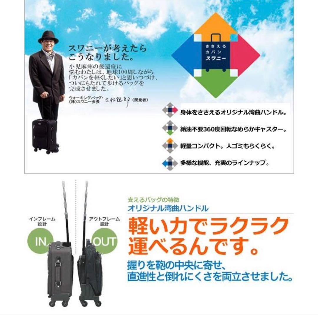SWANY スワニー　キャリーケース　キャリーバッグ　機内持込可
