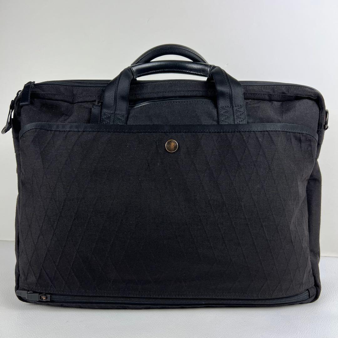 【2way✨撥水】ポーター ビジネスバッグ ハイブリッド 出張 二層 ブラック