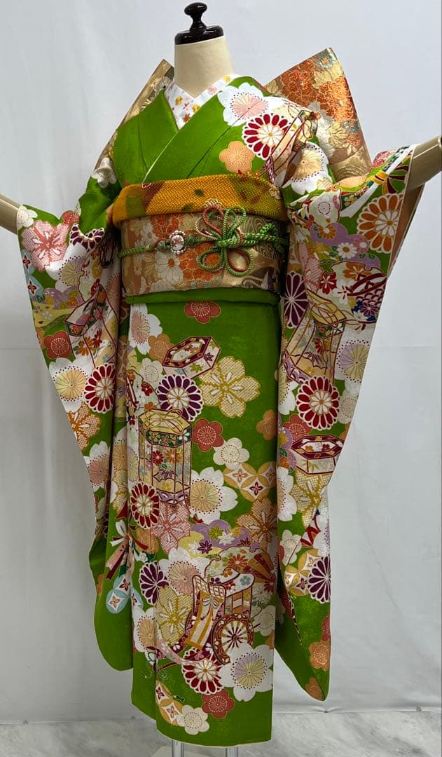 振り袖　フルセット　別誂長襦袢付　金彩　セット　ガード加工　刺繍　531