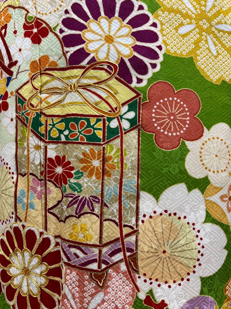 振り袖　フルセット　別誂長襦袢付　金彩　セット　ガード加工　刺繍　531