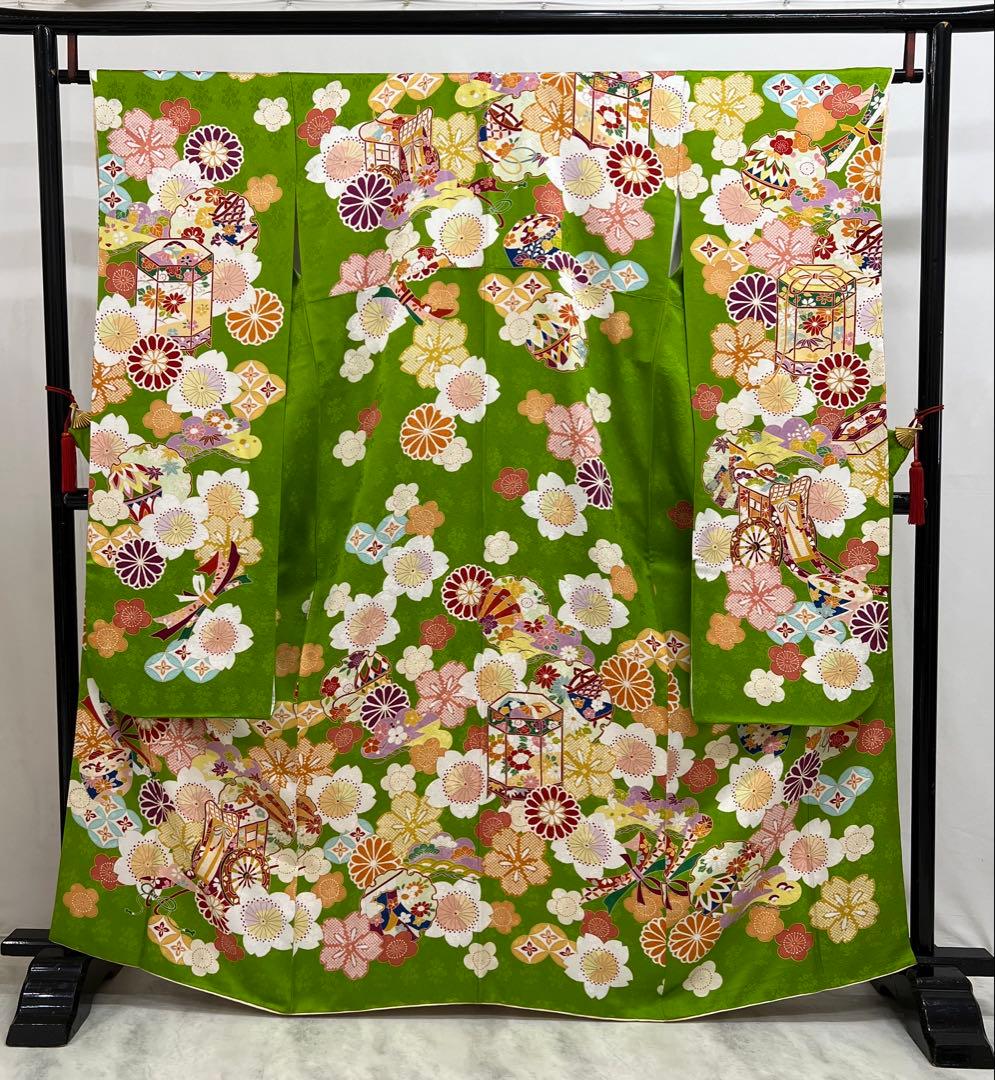 振り袖　フルセット　別誂長襦袢付　金彩　セット　ガード加工　刺繍　531