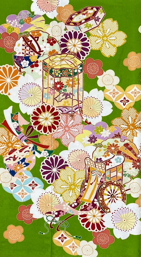 振り袖　フルセット　別誂長襦袢付　金彩　セット　ガード加工　刺繍　531