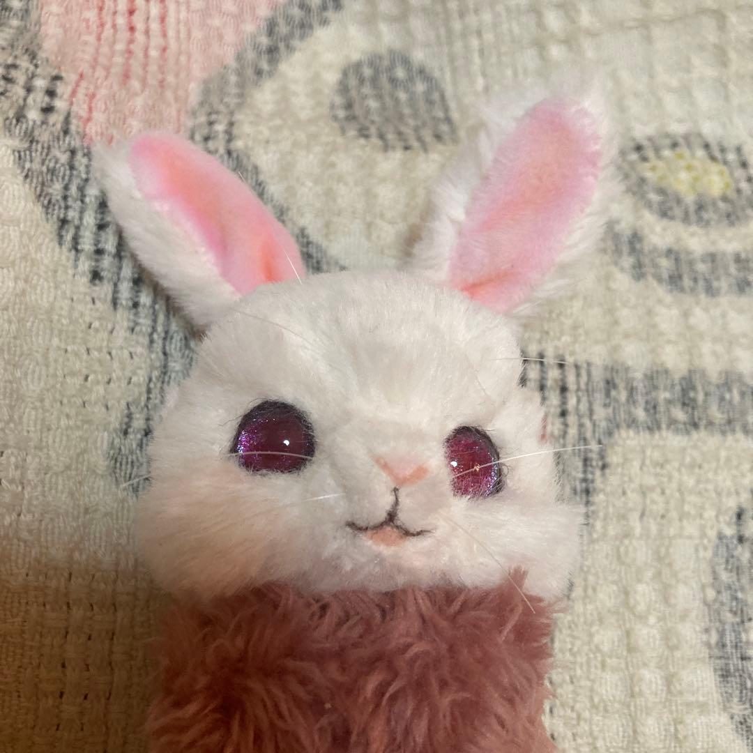 ぬいぐるみ作家　作家名不明　兎　アートドール　ぬいぐるみ　中古品