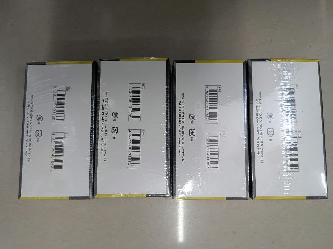 ポケモンカード　MEGAドリームex 4box