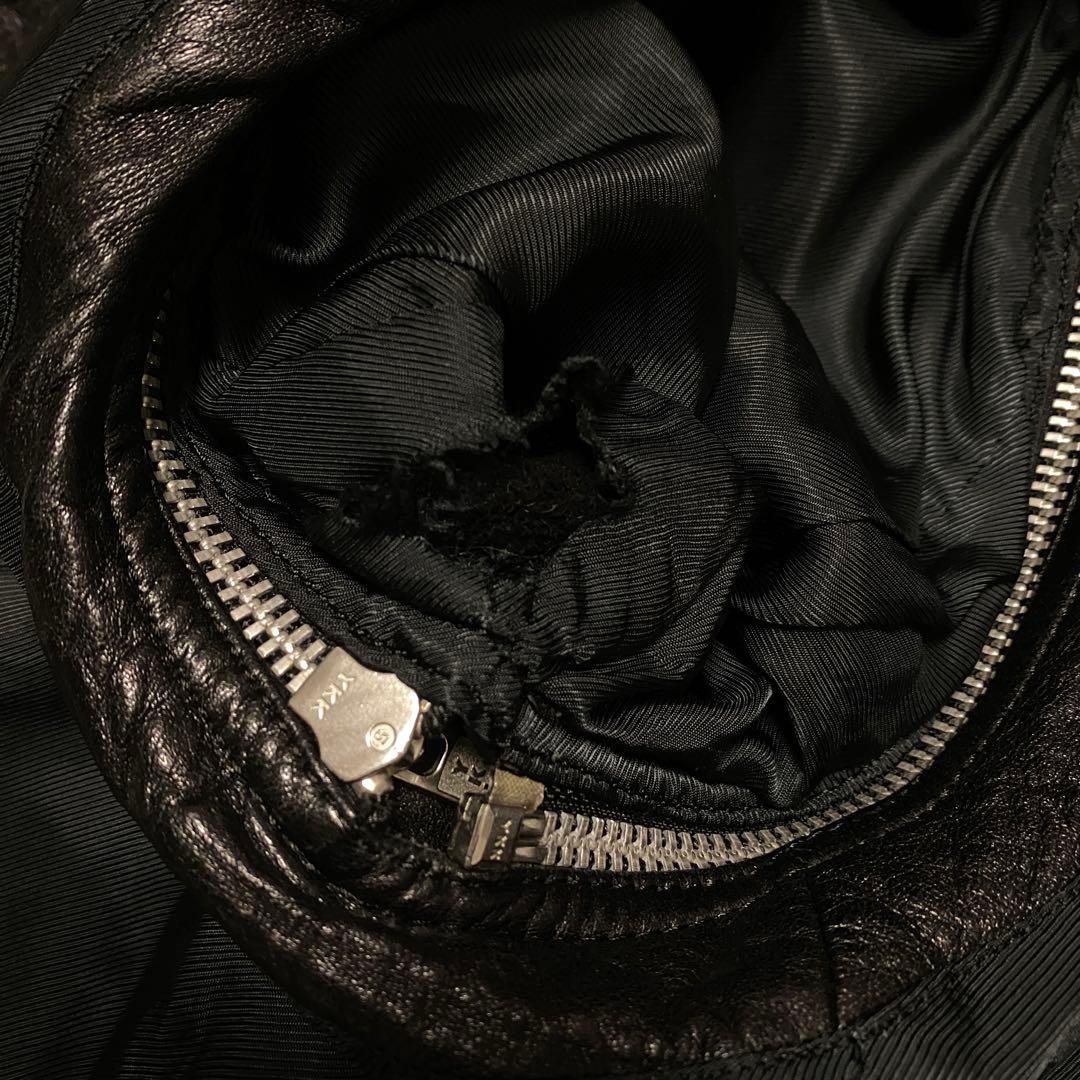 UNDERCOVERISM 07AW 逆八の字 レザー ライダースジャケット