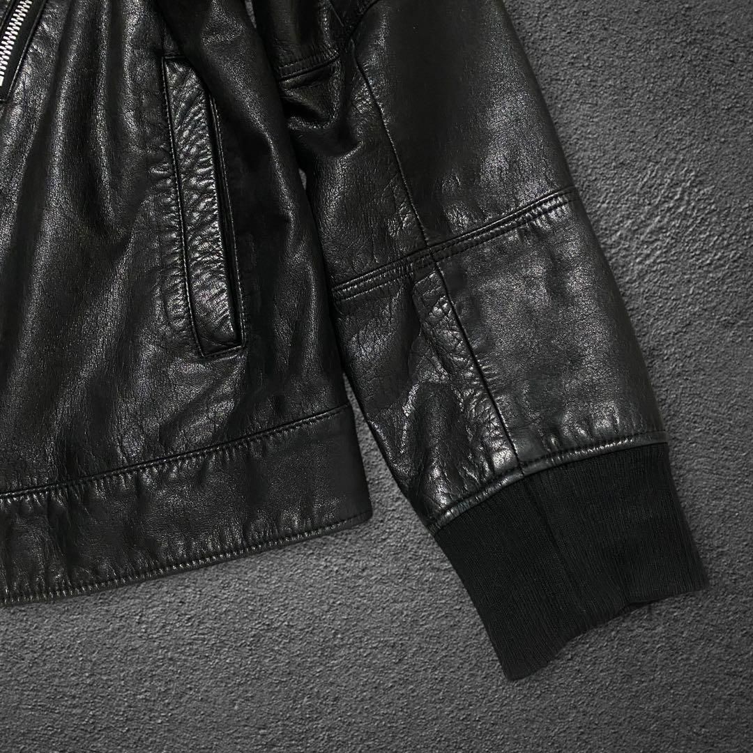 UNDERCOVERISM 07AW 逆八の字 レザー ライダースジャケット