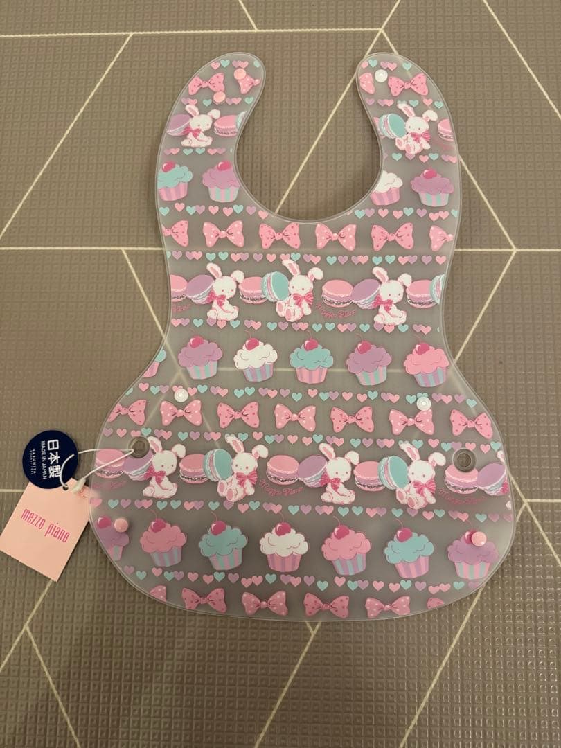 【新品】mezzo piano　メゾピアノ　うさ耳フリルリボン　ケープ　セット