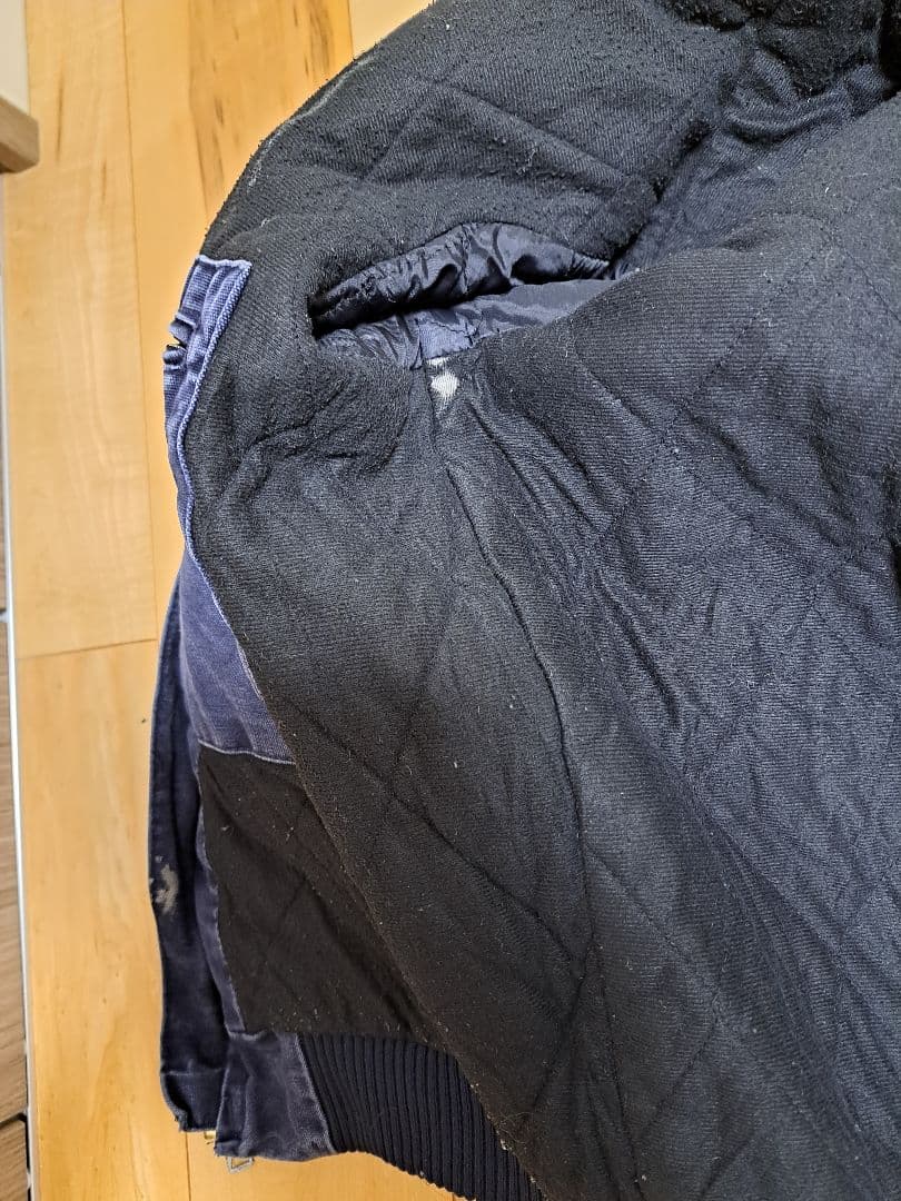 Carhartt フェード　ネイビー サンタフェジャケット　L ナス紺