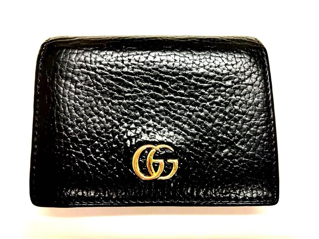 「希少」GUCCI グッチ　マーモント　二つ折り財布　男女兼用