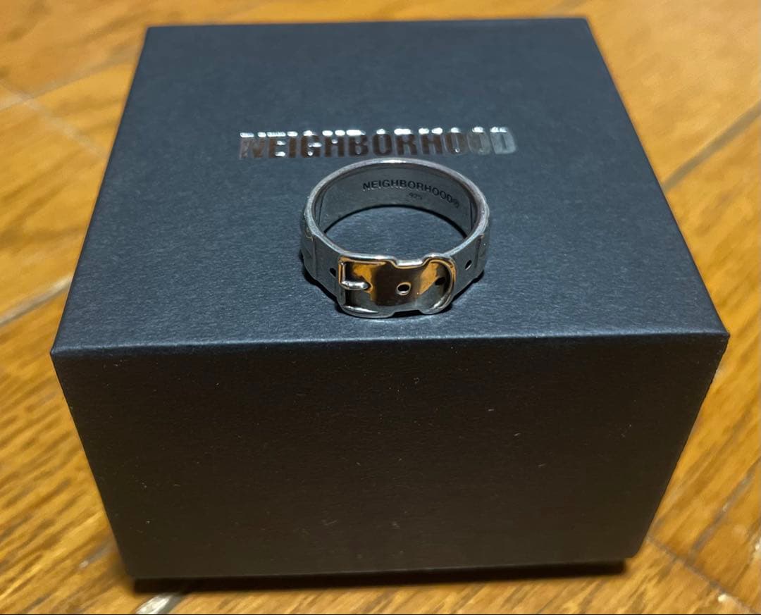 Neighborhood ネイバーフッド　スタッズベルト　シルバー　リング　21