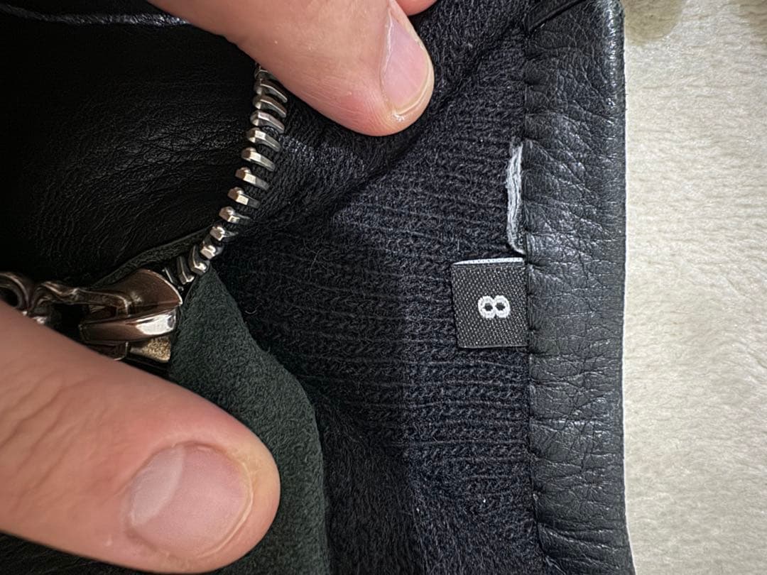 CHROME HEARTS クロムハーツDAGGERレザー 手袋　グローブ