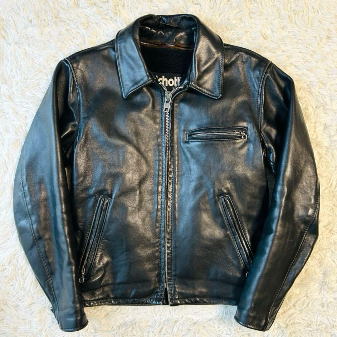 Schott ショット 642 36 ボアライナー付き ライダースジャケット