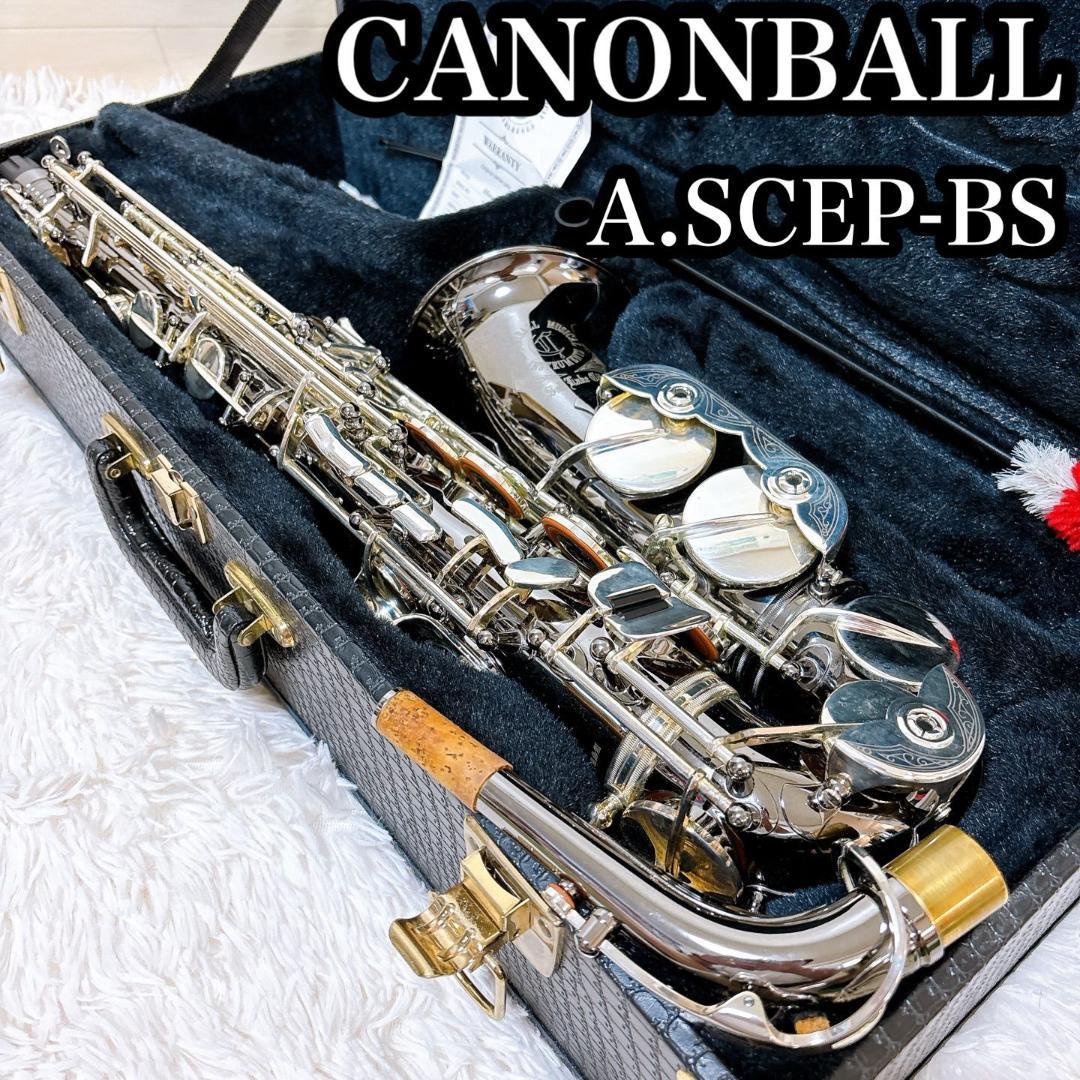 彫刻入り　キャノンボール　アルトサックス　管楽器　吹奏楽　ブラックニッケル