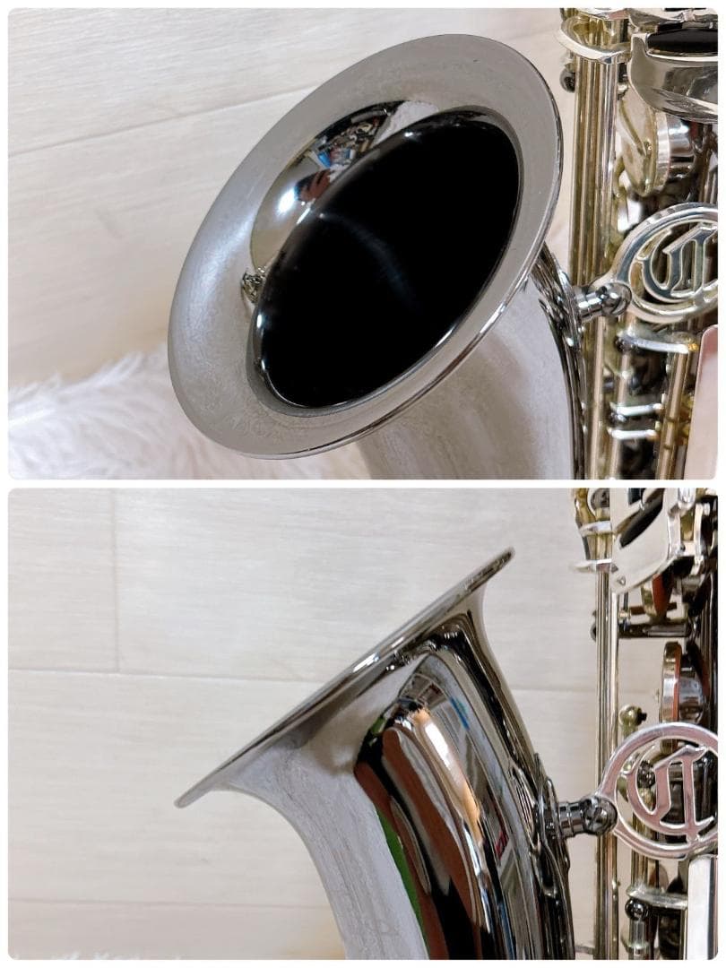 彫刻入り　キャノンボール　アルトサックス　管楽器　吹奏楽　ブラックニッケル