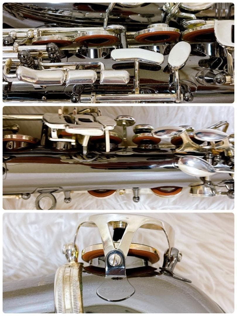 彫刻入り　キャノンボール　アルトサックス　管楽器　吹奏楽　ブラックニッケル