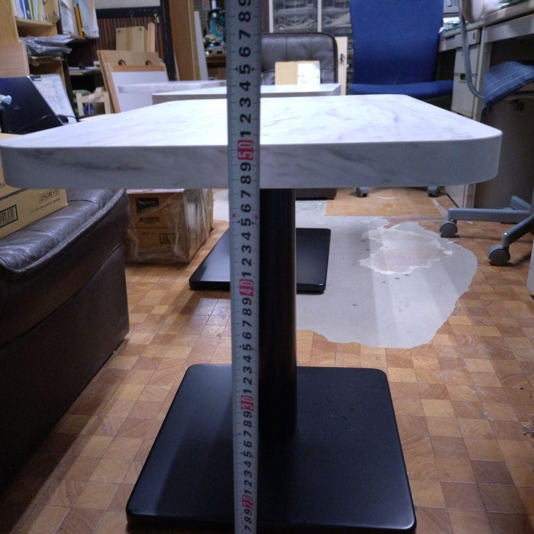 マーブル調ホワイトテーブル 60cm x 40cm
