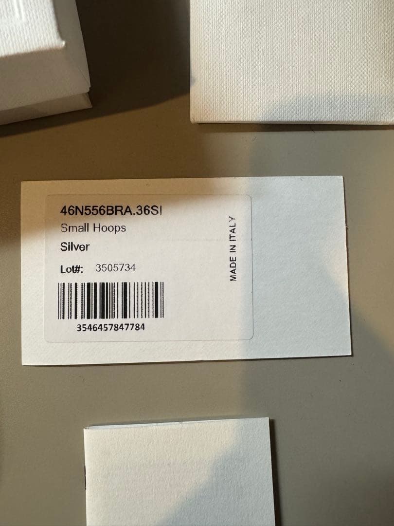 CELINE セリーヌ ノット スモールフープピアス