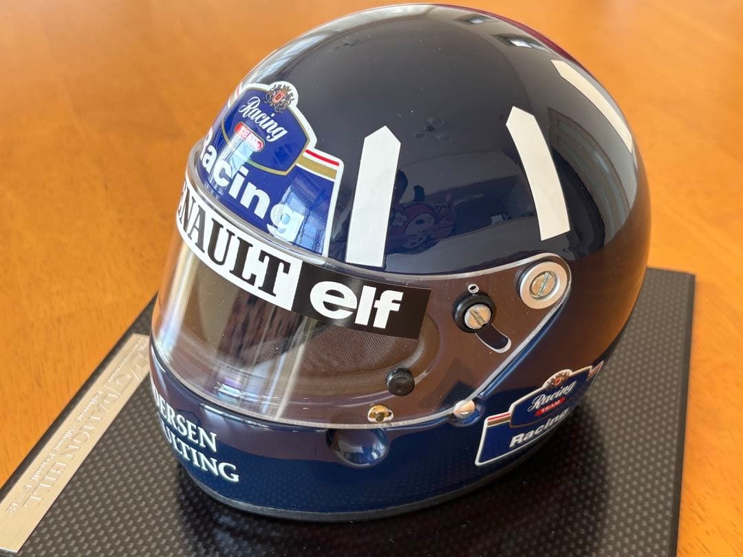 D.ヒル 1/2 ヘルメット ウィリアムズ 1996 アクリルケース付き