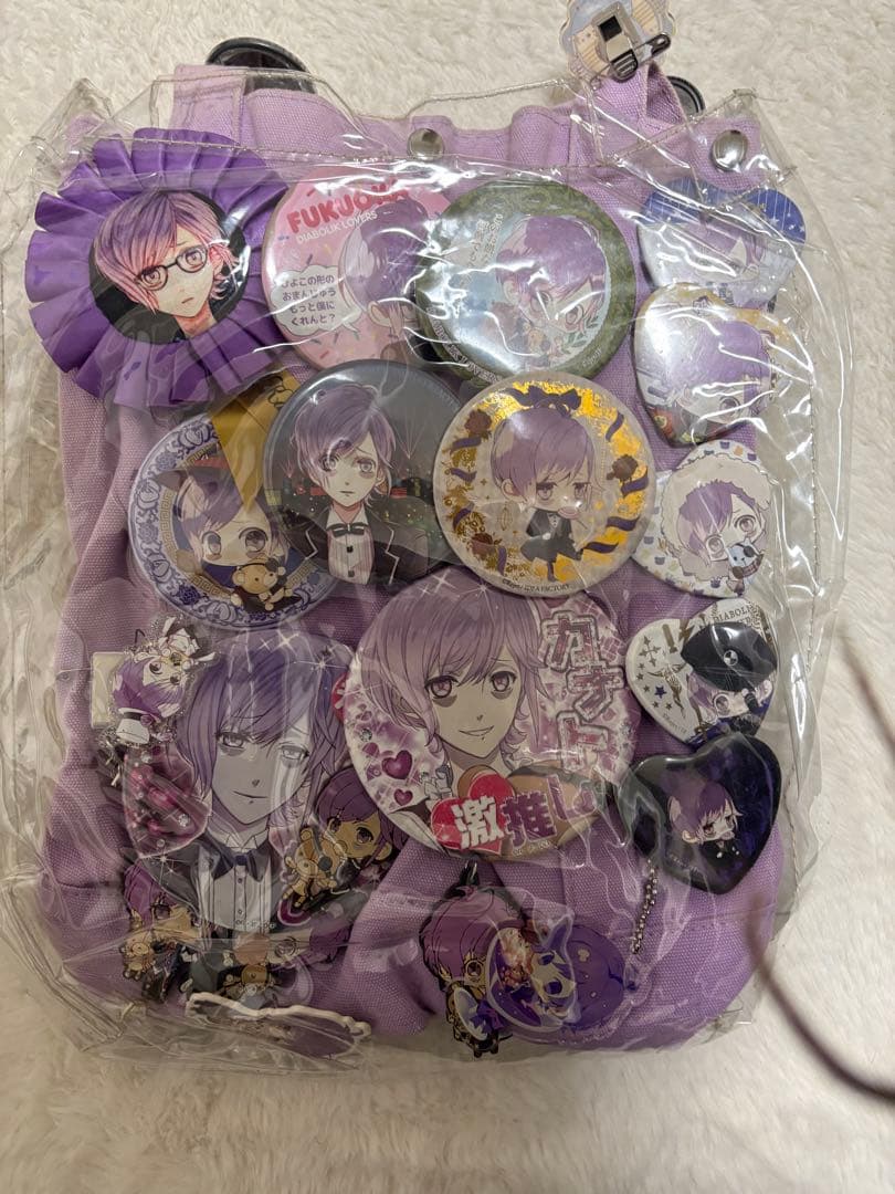 逆巻カナト　缶バッジ、アクキー、ラバストまとめ