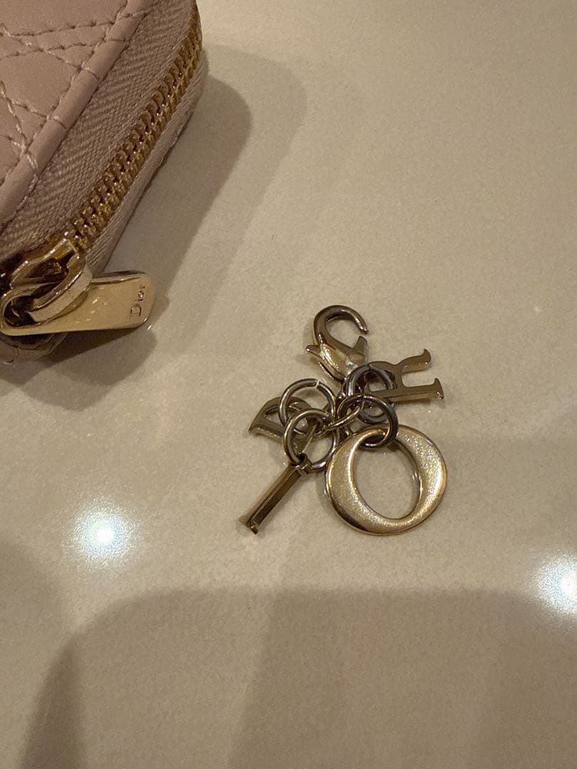 Dior Lady Dior Medium Wallet ピンク