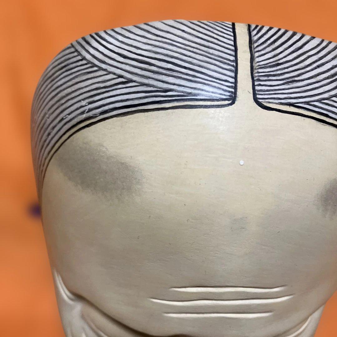 美品　能面　姥① うば　木彫り　手彫り　桐箱