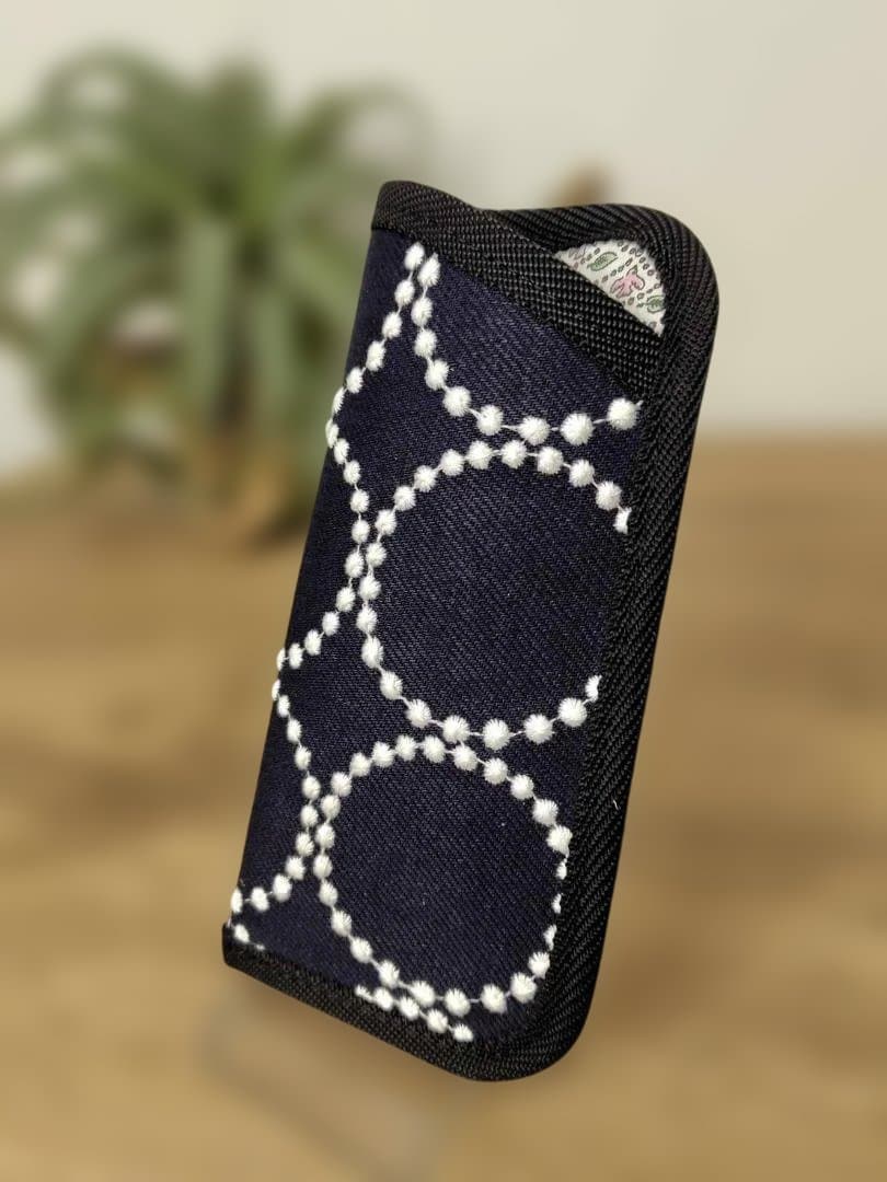 【おまとめ】/tambourineタンバリンネイビー×白/メガネケース