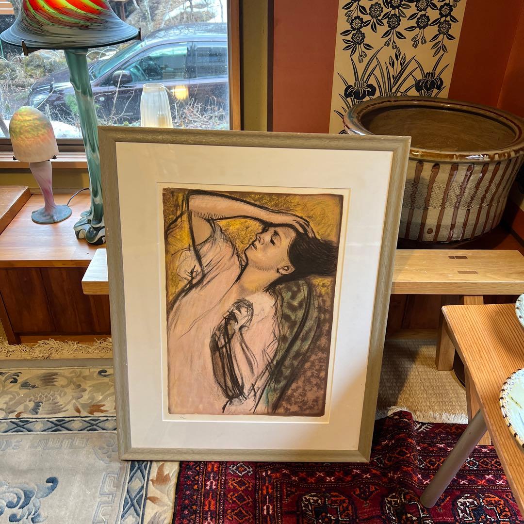 エドガードガ　リトグラフ