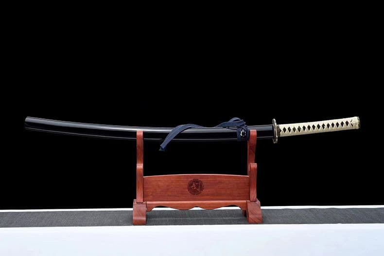 1064-武具 刀装具 日本刀　模造刀 居合刀 武士道 武蔵 鑑賞用 手鍛造打