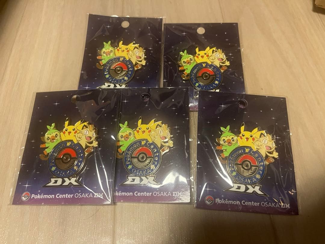 ポケモンセンター大阪DX ピンバッジ　5個セット