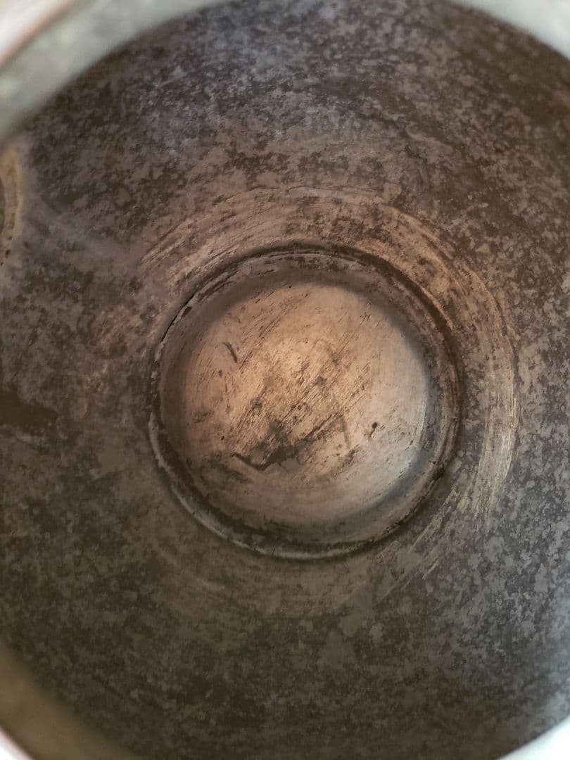 No216　大正・昭和期の 虎に不二図 の銅製 やかん(水注)