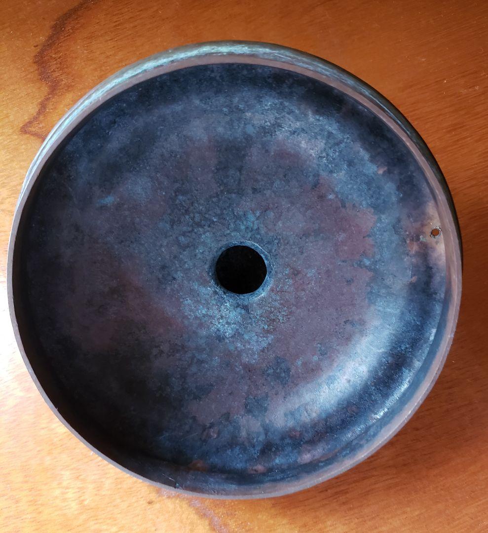 No216　大正・昭和期の 虎に不二図 の銅製 やかん(水注)