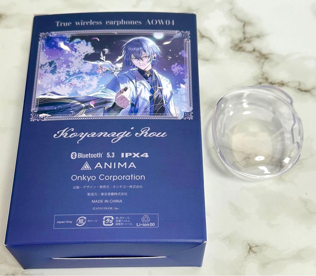 雪*。様 にじさんじ 小柳ロウ コラボ イヤホン ワイヤレス充電 ケース 3点セ