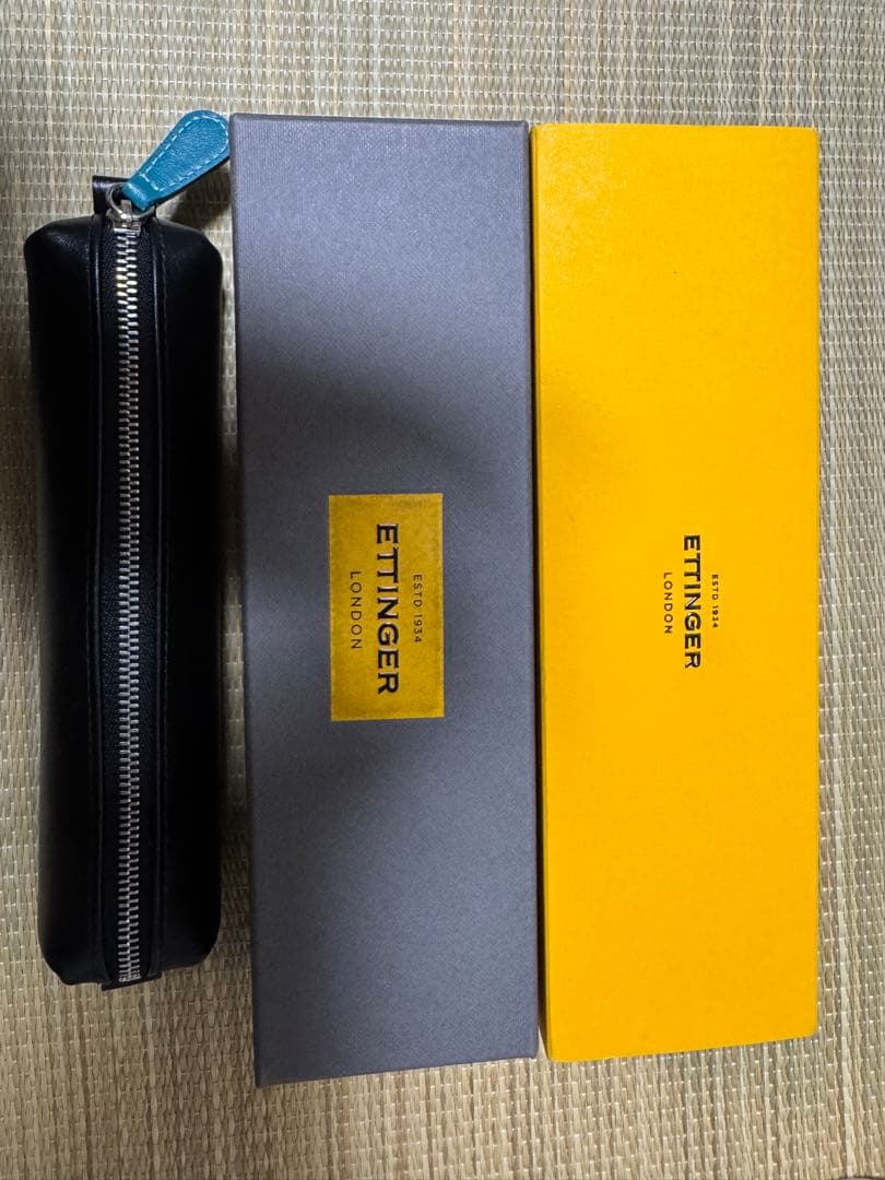 ETTINGER エッティンガー ペンケース ブラック 筆入れ 未使用 新品