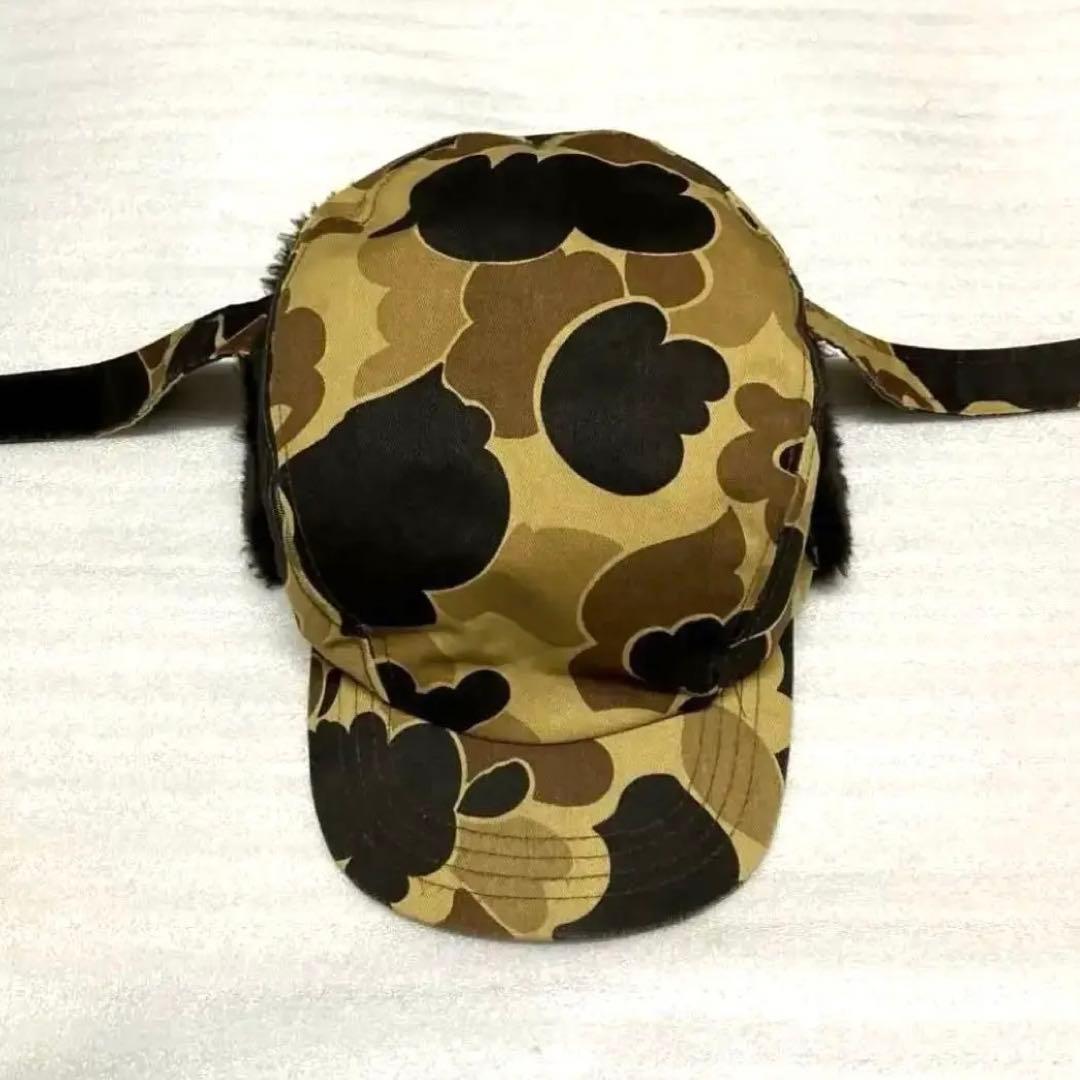 DUNNS GORE-TEX 80s 90s~USA製 カモ柄 フライトキャップ