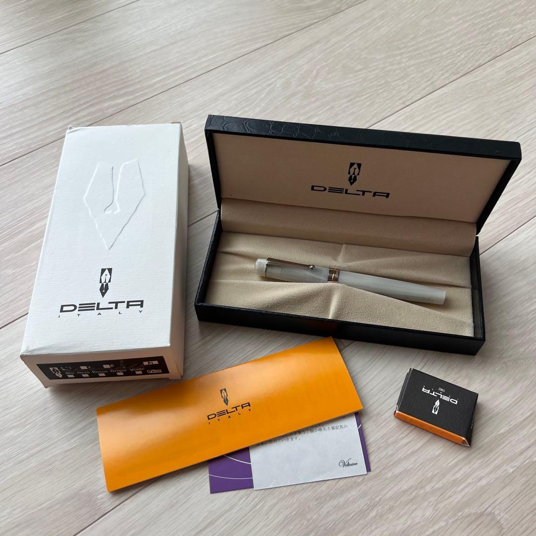 DELTA デルタ 万年筆 ビンテージコレクション ホワイト