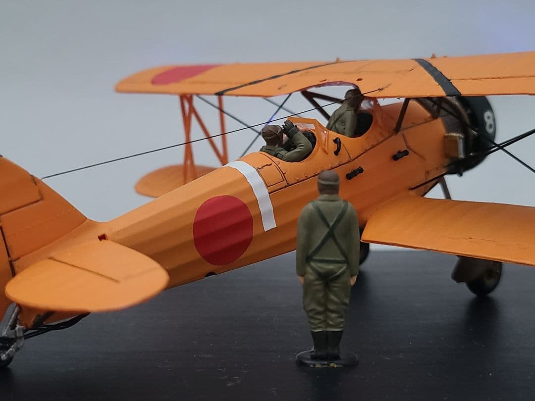 tomoya 九五式中間練習機(赤とんぼ)大刀洗リアルモーターライズ完成品