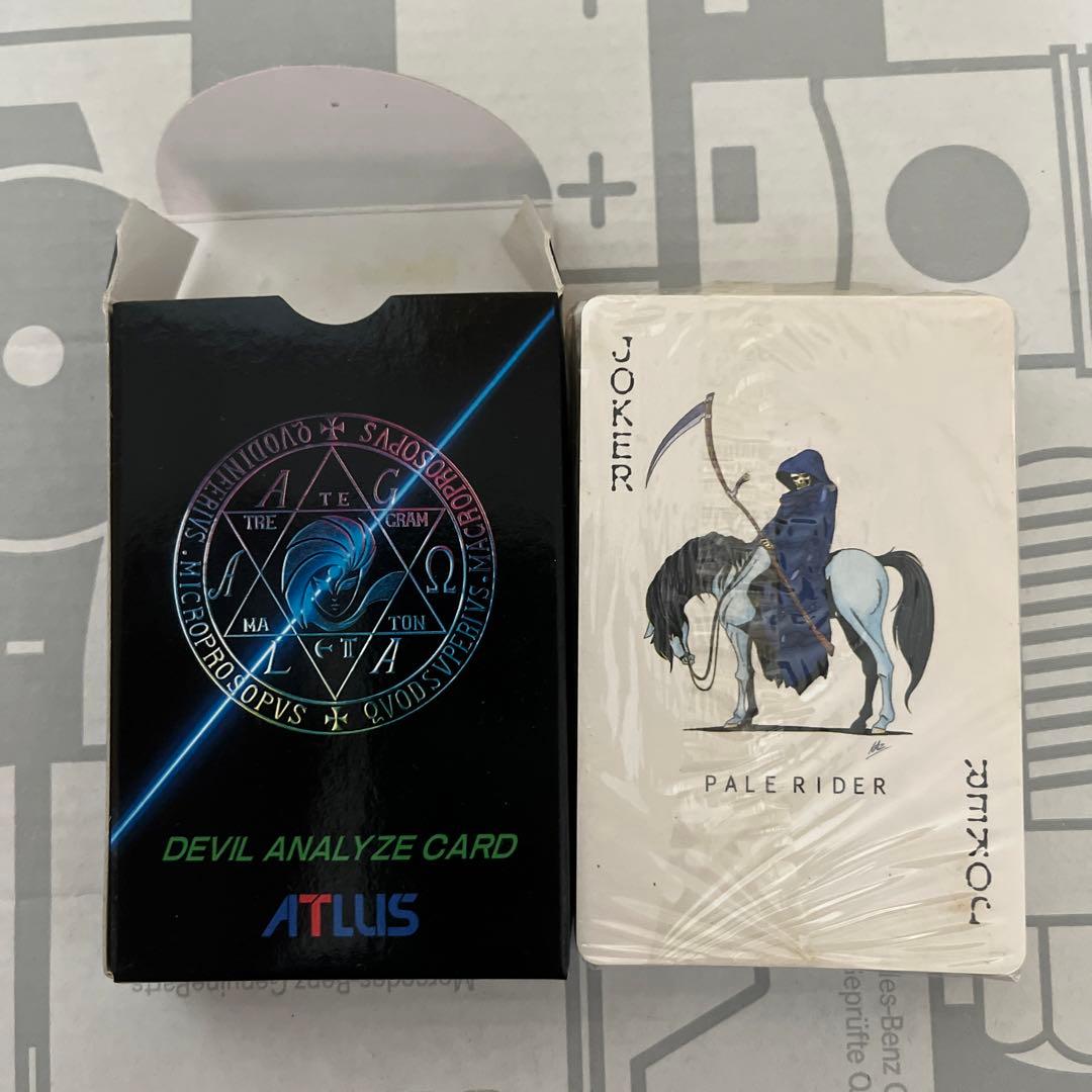 未使用品　女神転生　トランプ　現状