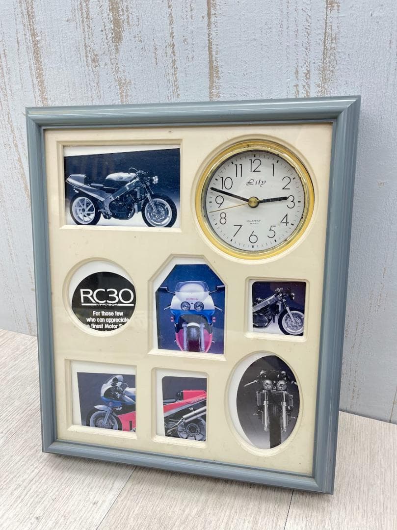 非売品 ホンダ VFR750R RC30 誕生記念掛時計 当時物 昭和62年