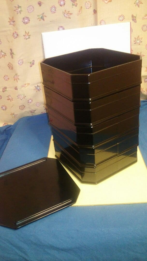 縁高、真塗木製、2番