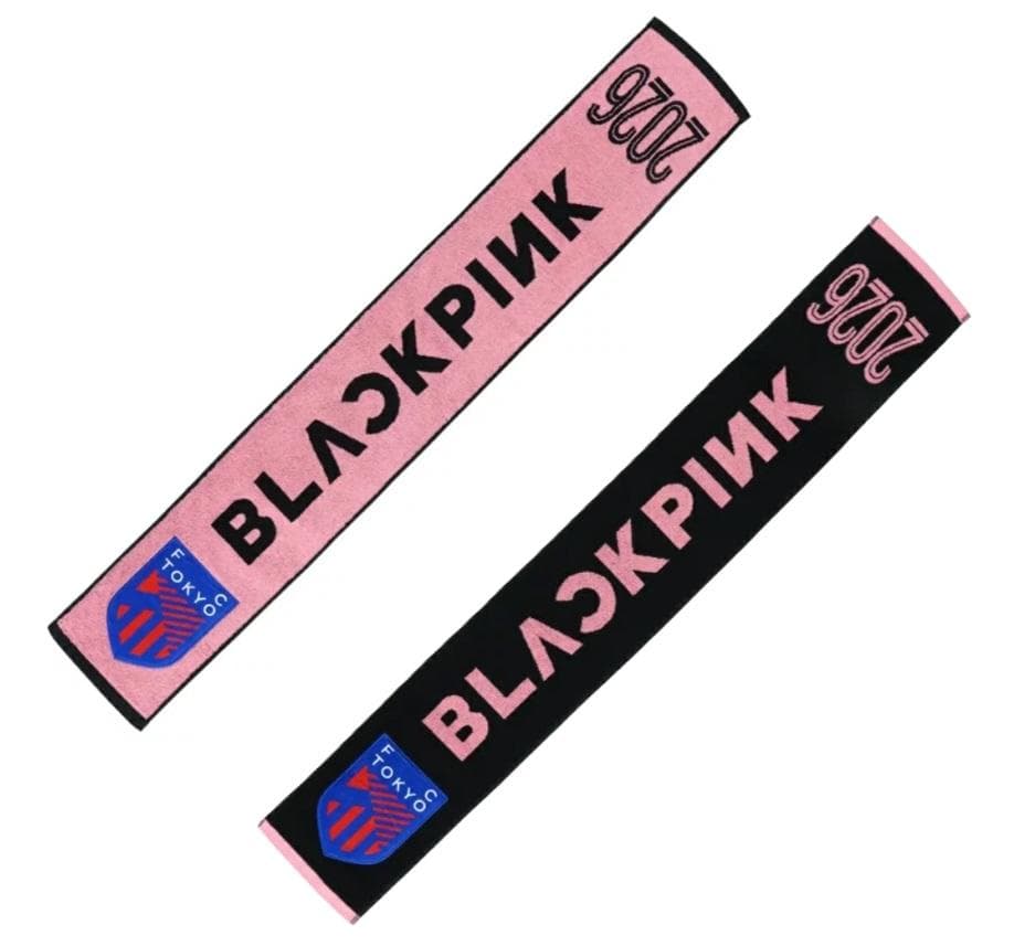 FC東京 × BLACKPINK タオル マフラー ブラック ピンク ２枚セット