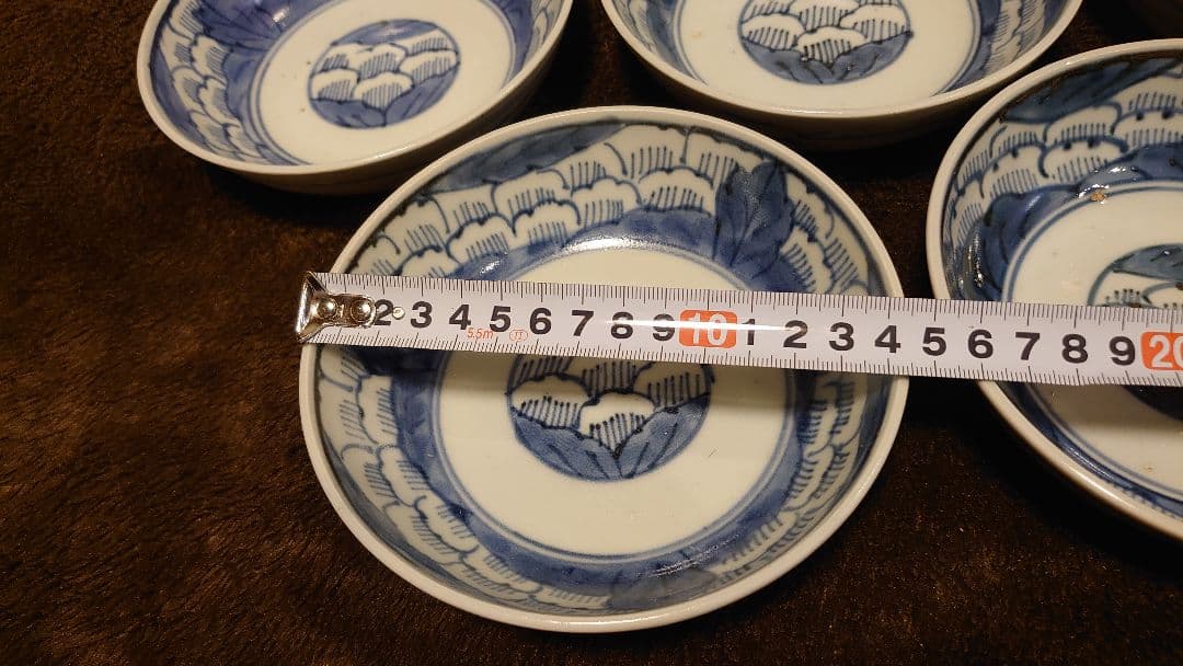 古伊万里　伊万里　染付　古染付　江戸期　５客