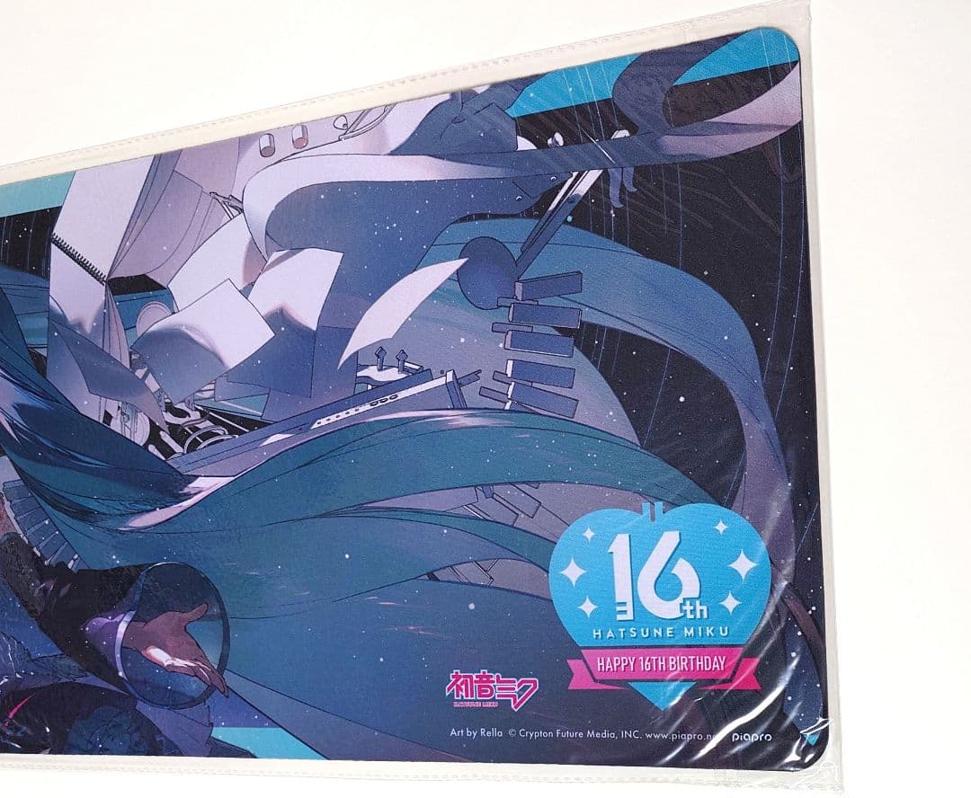 初音ミク Happy 16th Birthday デスクマット プレイマット