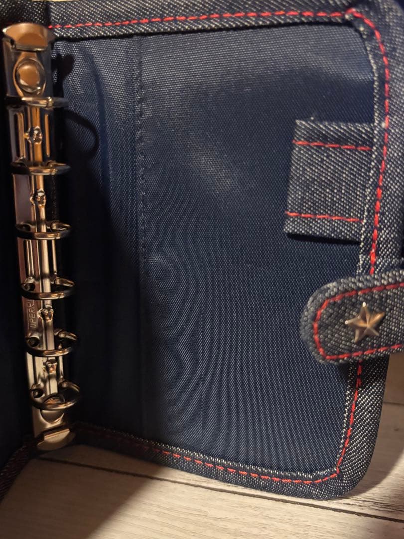 公*o様 スヌーピー マルチケース デニム調