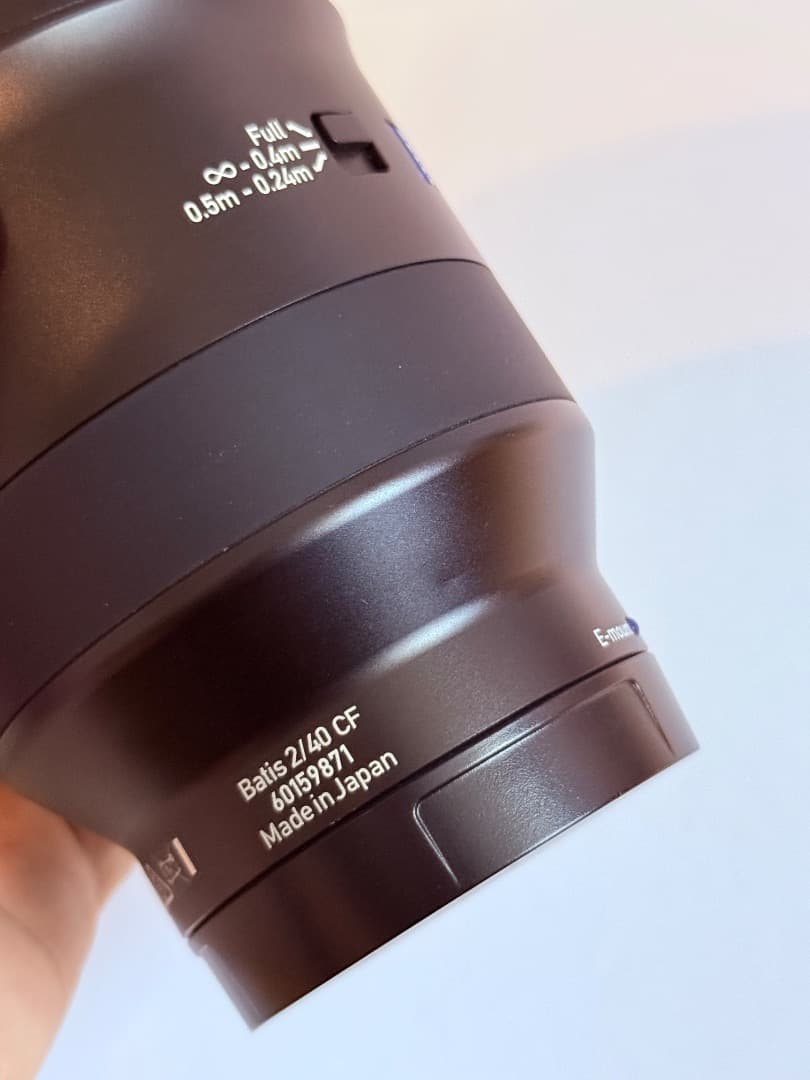 【美品】ZEISS Batis 40mm f2.0 レンズ Eマウント SONY