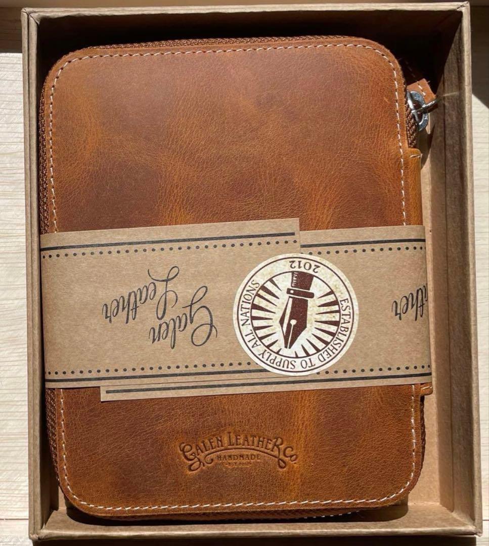 ガレンレザー　10本挿し　クレイジーホースブラウン