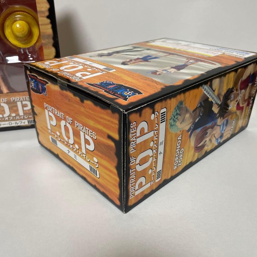 ワンピースフィギュアPOP ルフィ(未開封)ナミ・ゾロ(開封品)