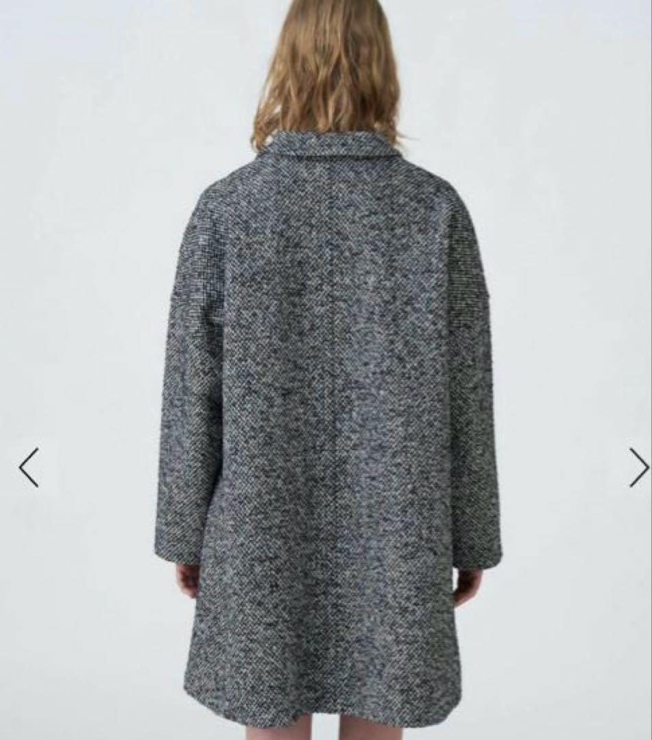 MACPHEE ブロークンツイード オーバーサイズドコート