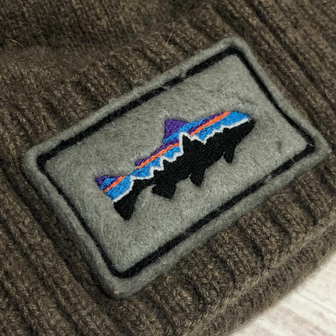 気分しだいセット‼️ パタゴニア トラウト・パッチ キャップ&ビーニー セット